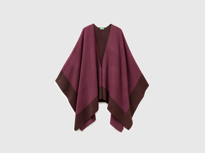 Benetton_Plum_Reversible Cape_67MDDU01W_1D3_01