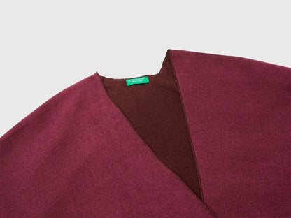 Benetton_Plum_Reversible Cape_67MDDU01W_1D3_03
