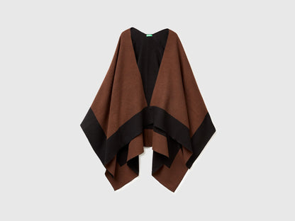 Benetton_Brown_Reversible Cape_67MDDU01W_901_01