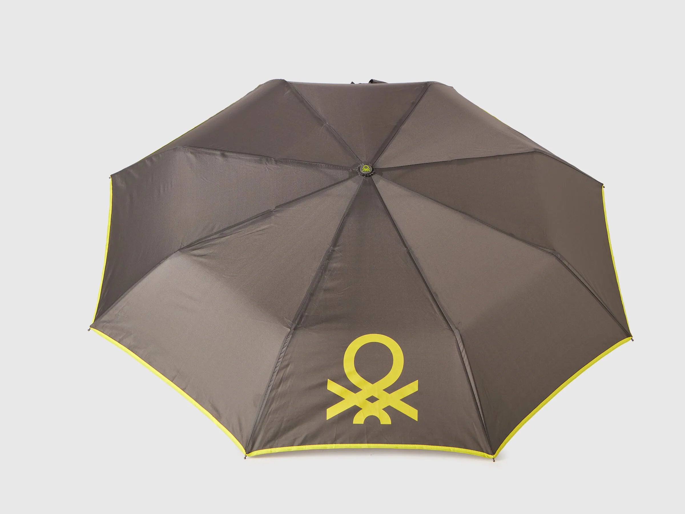 Benetton Brown Men, Women Gray Umbrella SKU: 67OZU8002_15M Image 02