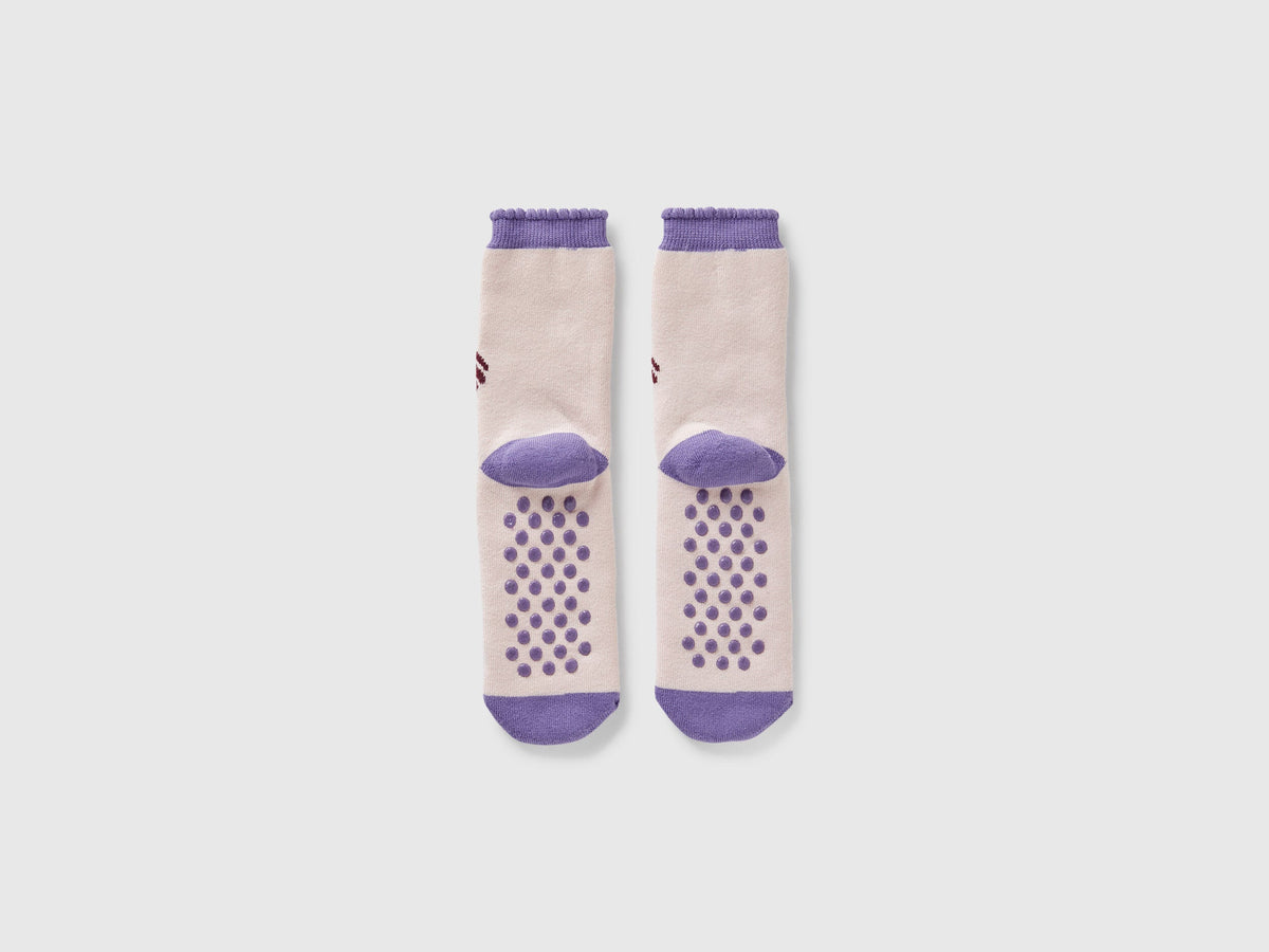 Benetton_Pink Non-Slip Socks with Doll Inlay_6AO307046_901_02