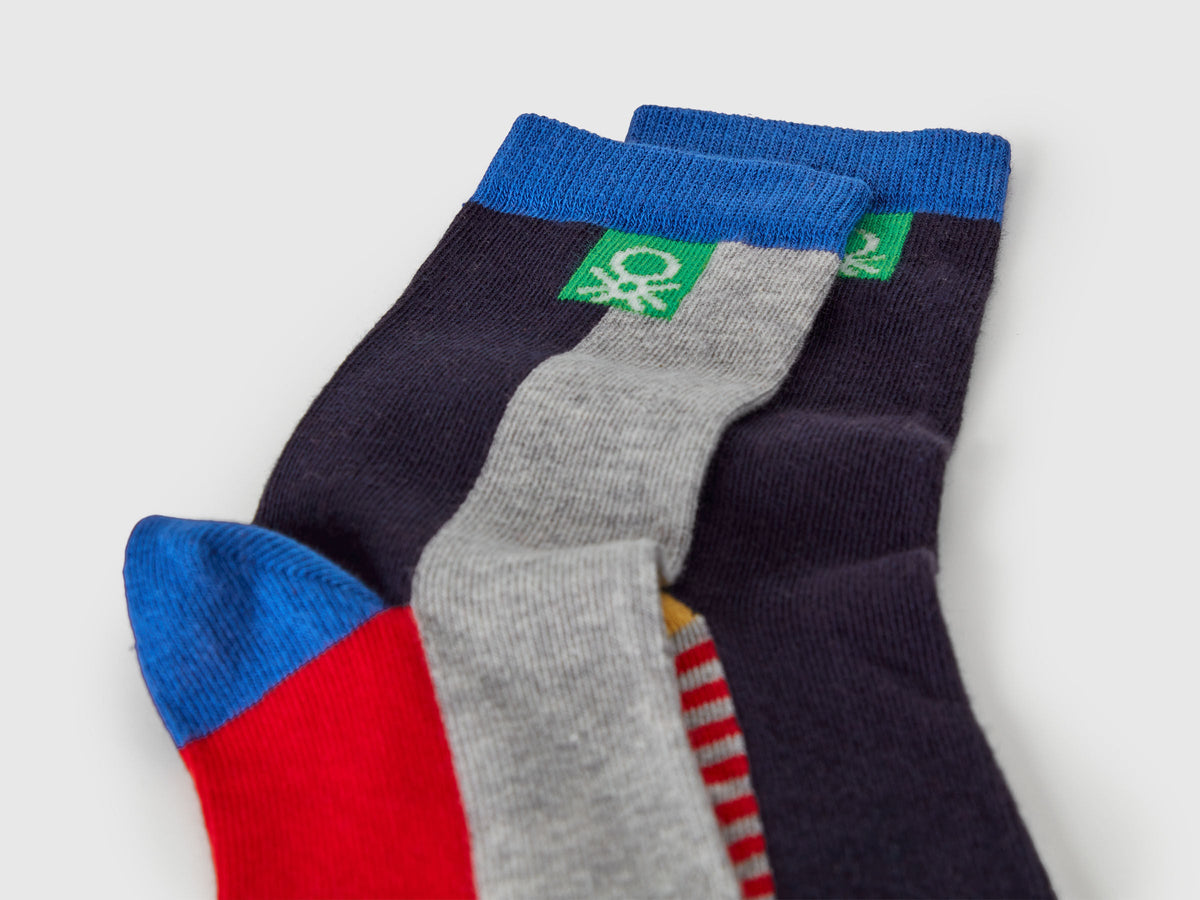 Benetton_Multi-color_Two Pairs of Patterned Socks_6AO30704F_902_02
