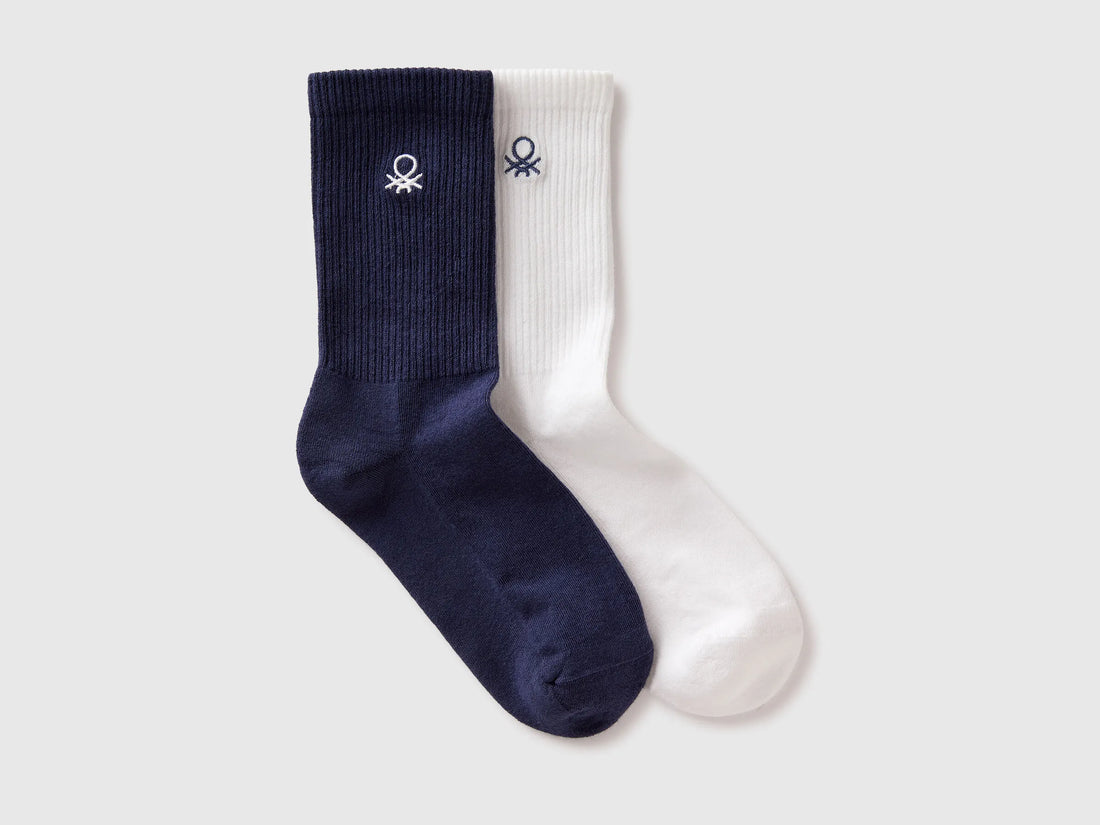 Benetton Multi-color Boys Set of Sports Socks SKU: 6AO5R7005_902 Image 01