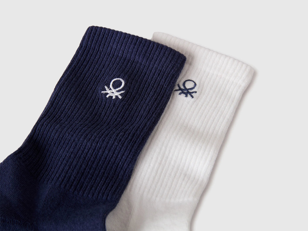 Benetton Multi-color Boys Set of Sports Socks SKU: 6AO5R7005_902 Image 02