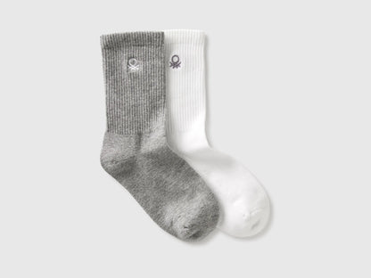 Benetton Multi-color Boys Set of Sports Socks SKU: 6AO5R7005_903 Image 01