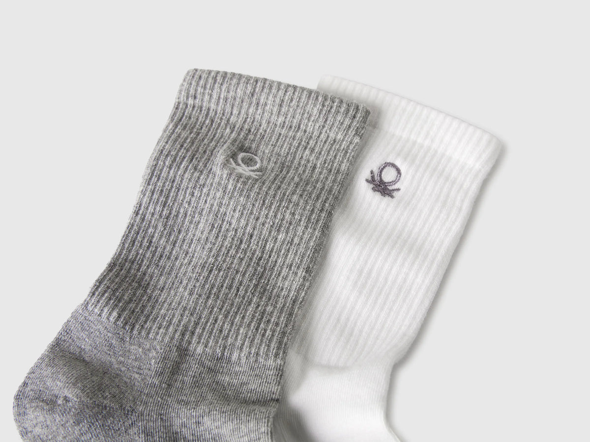 Benetton Multi-color Boys Set of Sports Socks SKU: 6AO5R7005_903 Image 02