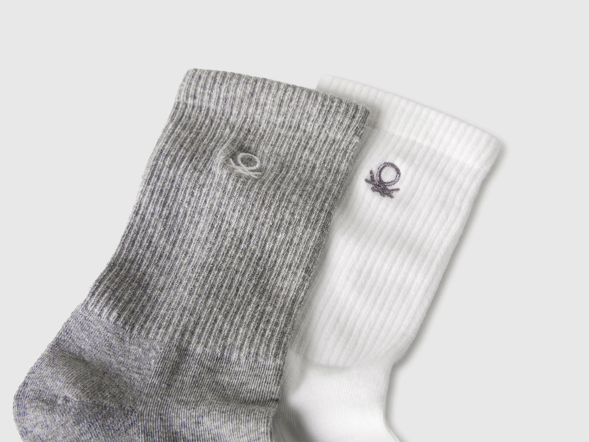Benetton Multi-color Boys Set of Sports Socks SKU: 6AO5R7005_903 Image 02