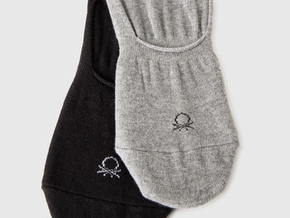Benetton Black Men, Women Two Pairs of Ghosts SKU: 6AO6V7008_901 Image 02