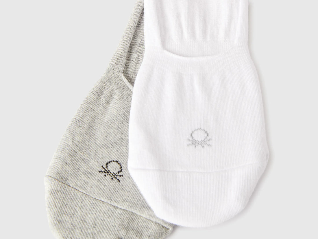 Benetton White Men, Women Two Pairs of Ghosts SKU: 6AO6V7008_902 Image 02