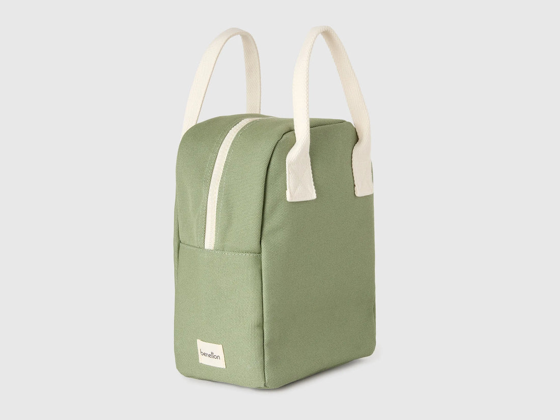 Benetton Military green Men, Women Military Green Lunch Bag SKU: 6E0VVY024_904 Image 02
