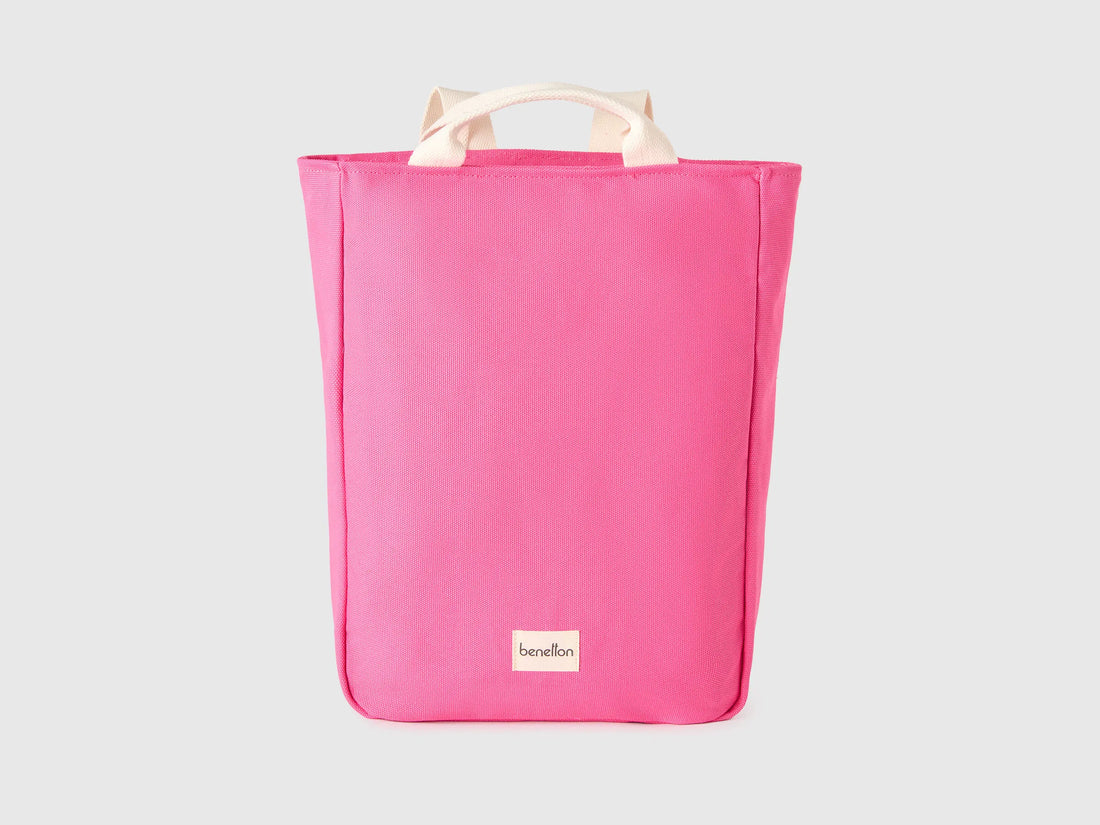 Benetton Pink Women Pink Backpack Bag SKU: 6E0VVY02I_901 Image 01
