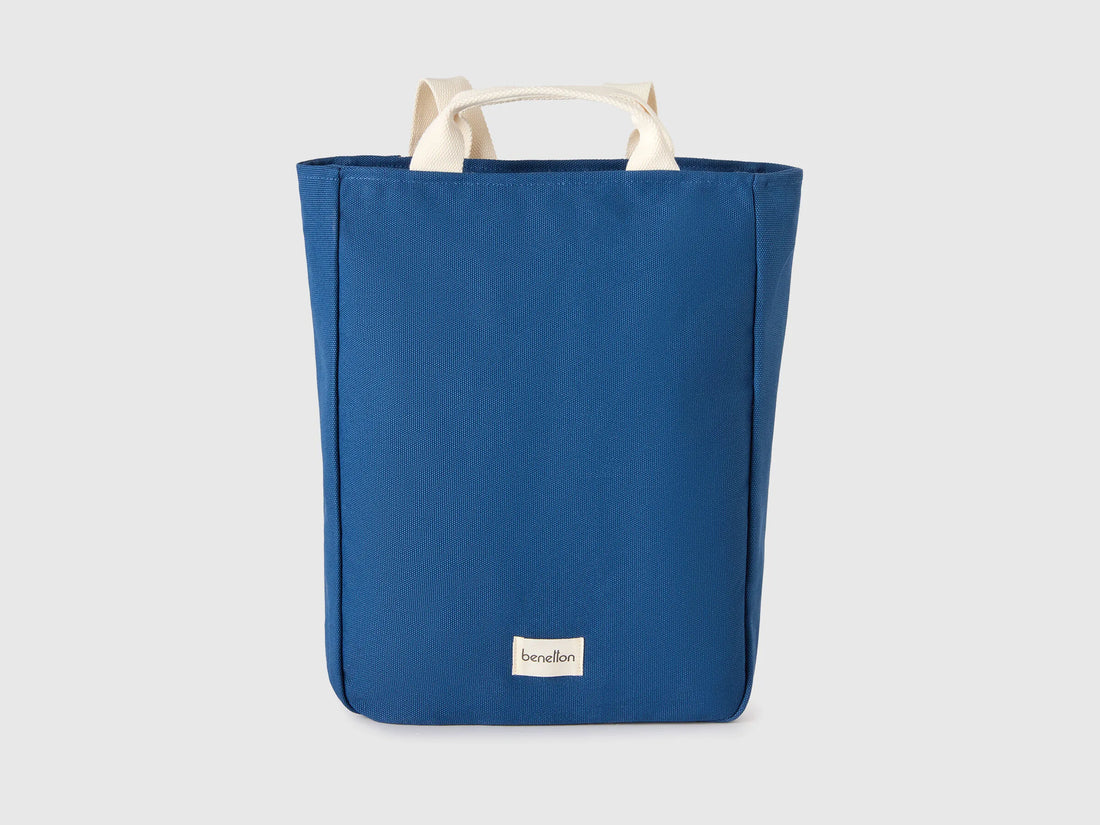 Benetton Blue Men, Women Blue Backpack Bag SKU: 6E0VVY02I_903 Image 01