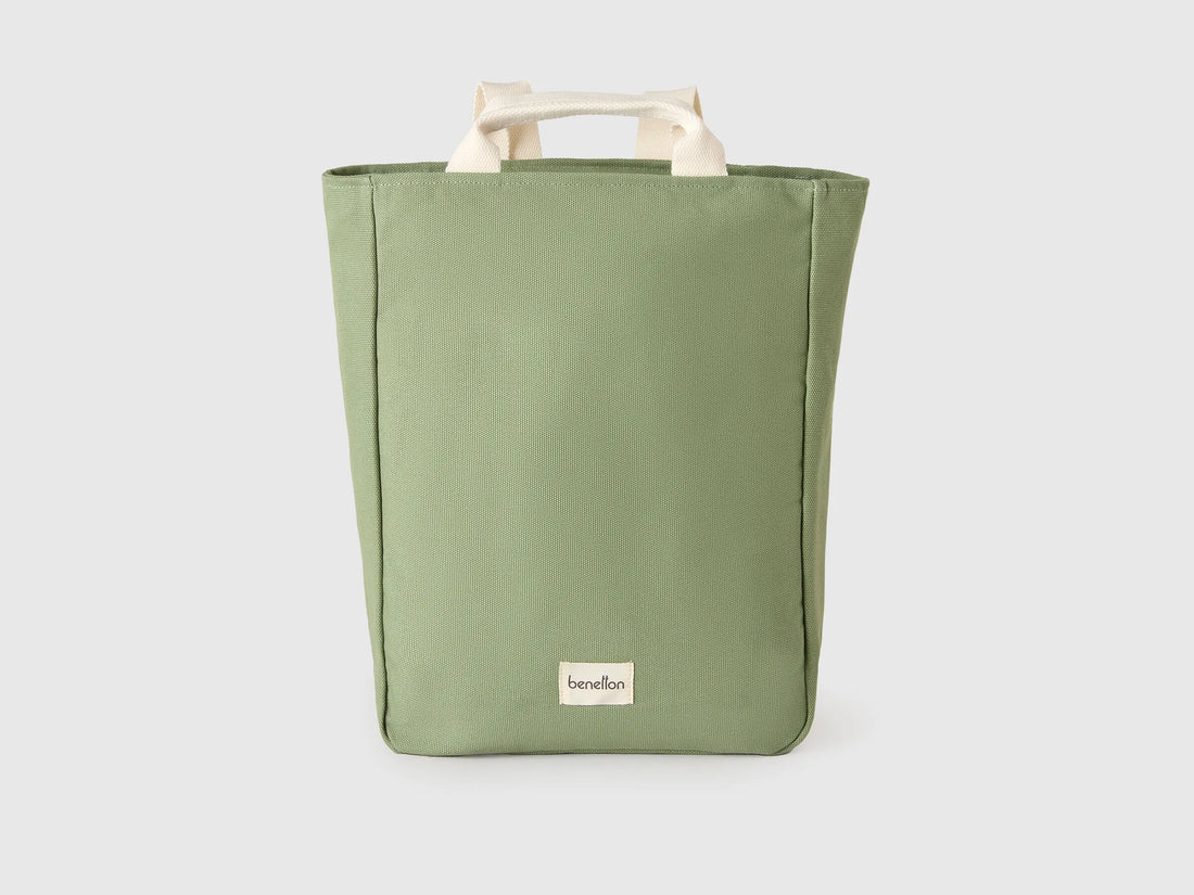 Benetton Military Green Men, Women Military Green Backpack Bag SKU: 6E0VVY02I_904 Image 01