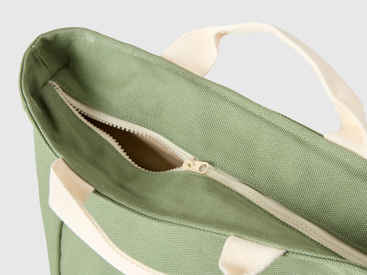 Benetton Military Green Men, Women Military Green Backpack Bag SKU: 6E0VVY02I_904 Image 03