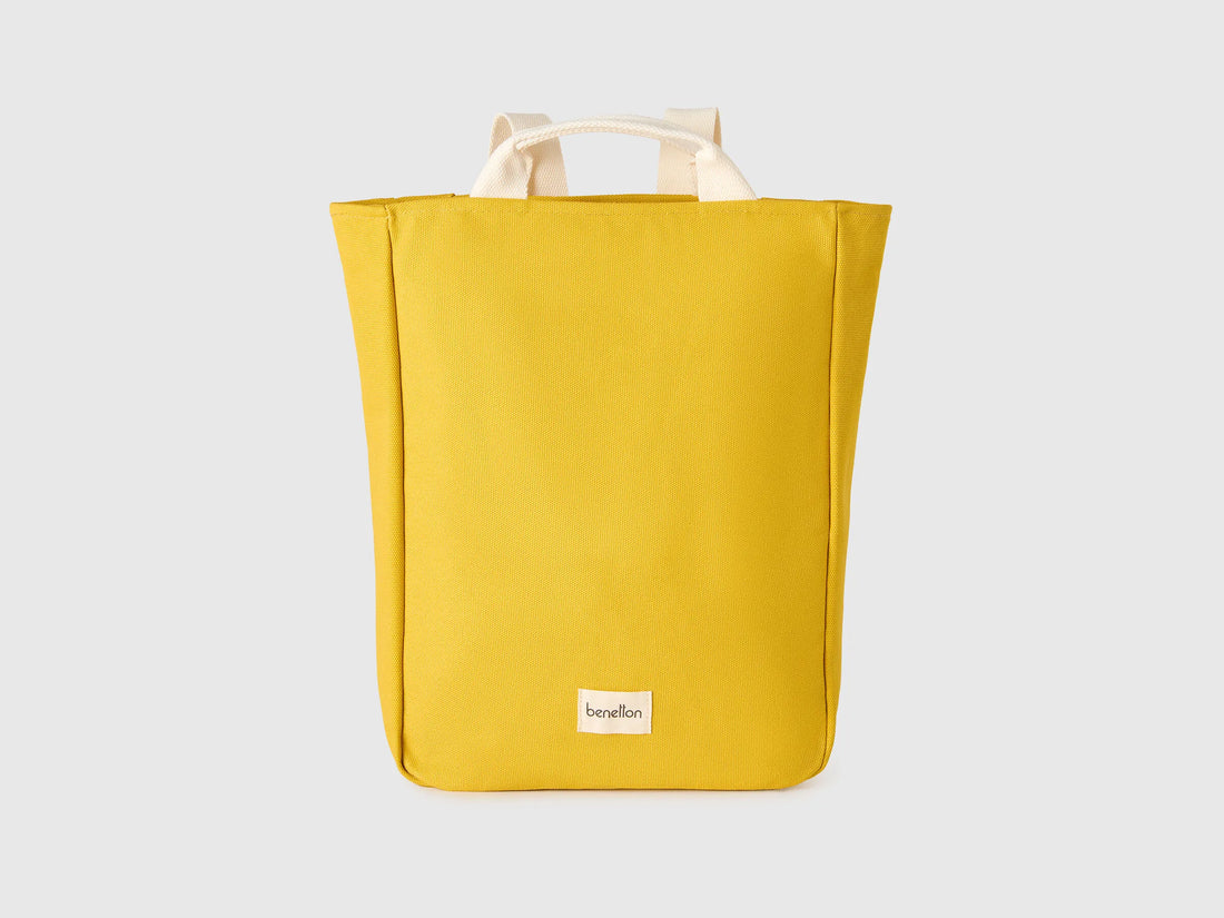 Benetton Yellow Women Yellow Backpack Bag SKU: 6E0VVY02I_906 Image 01
