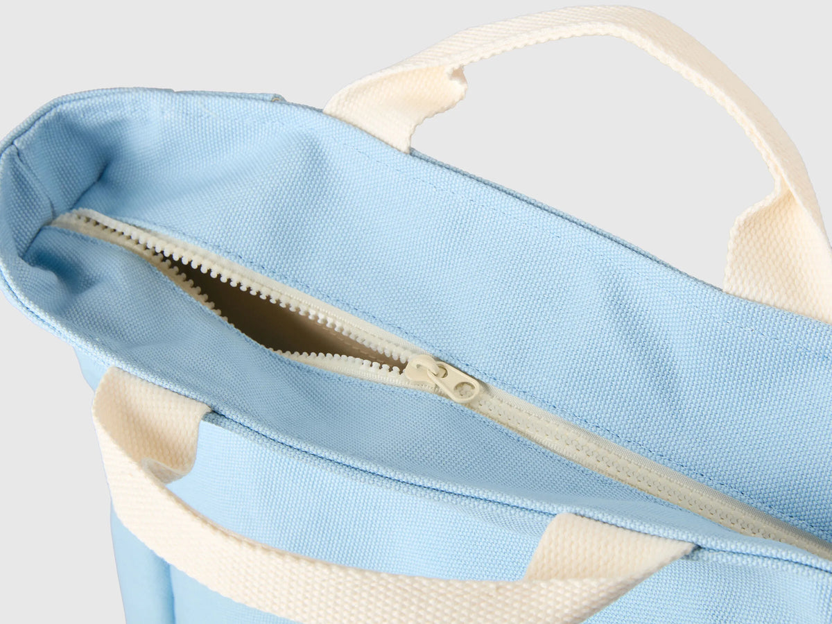 Benetton Light Blue Men, Women Blue Backpack Bag SKU: 6E0VVY02I_907 Image 03