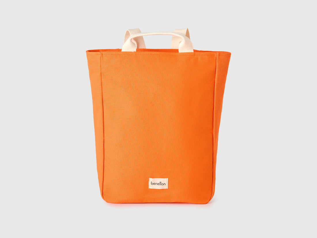 Benetton Orange Women Orange Backpack Bag SKU: 6E0VVY02I_908 Image 01