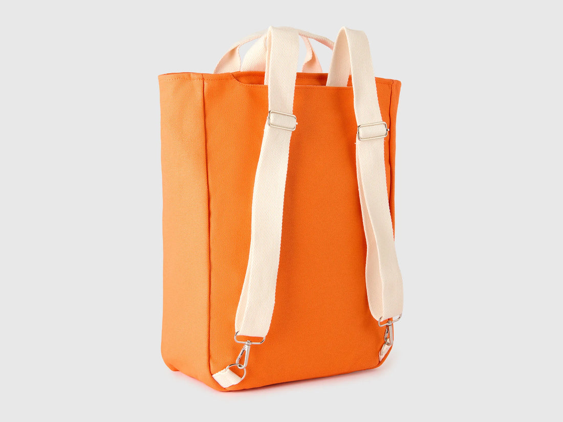 Benetton Orange Women Orange Backpack Bag SKU: 6E0VVY02I_908 Image 02