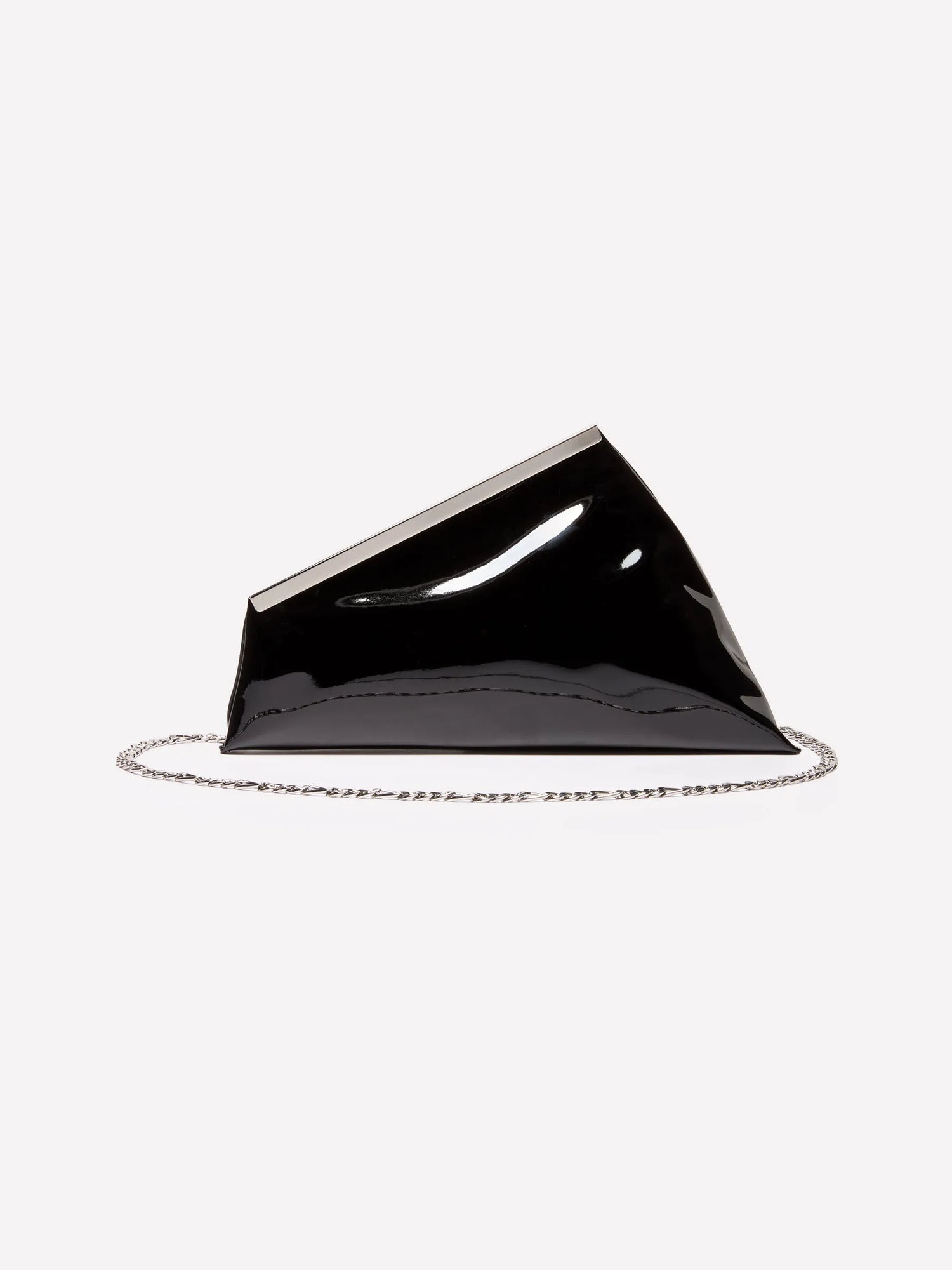 Sisley Black Women Painted Asymmetric Clutch SKU: 6FBHWY06A_700 Image 03