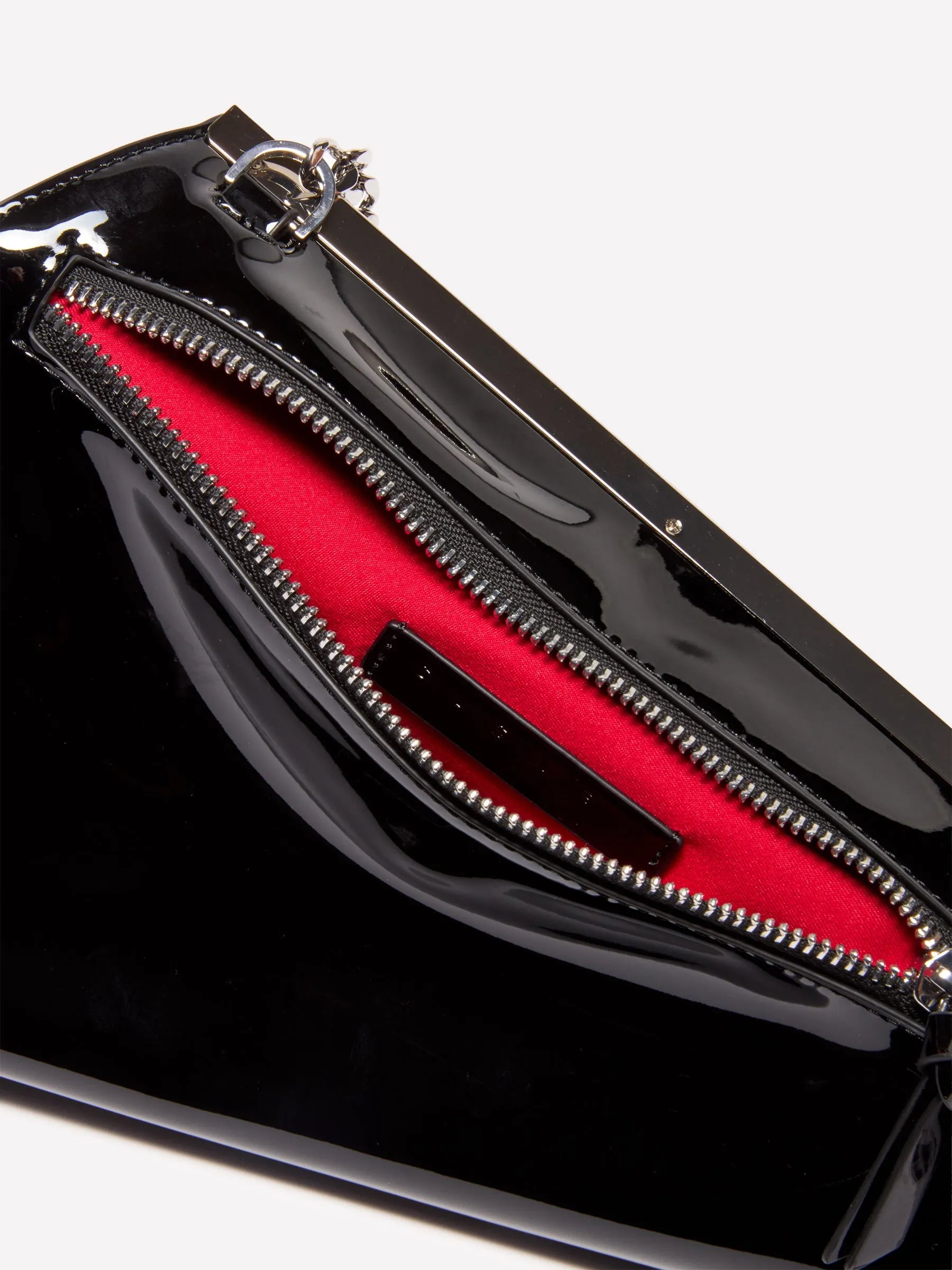Sisley Black Women Painted Asymmetric Clutch SKU: 6FBHWY06A_700 Image 04