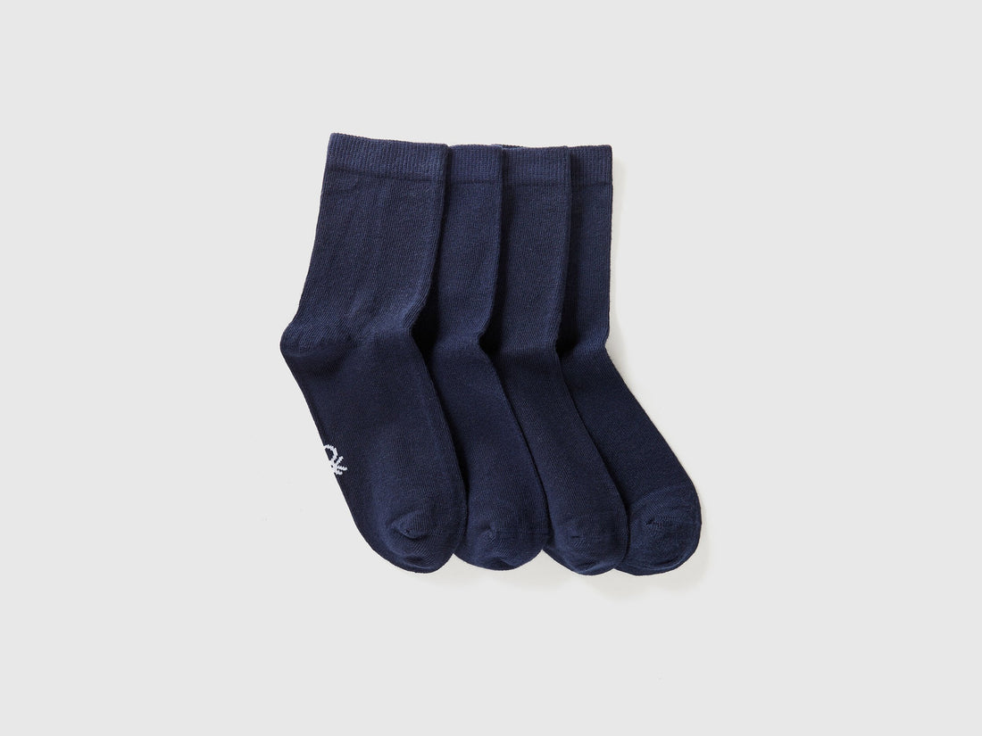 Benetton_Four Pairs of Short Socks_6GRD07028_901_01
