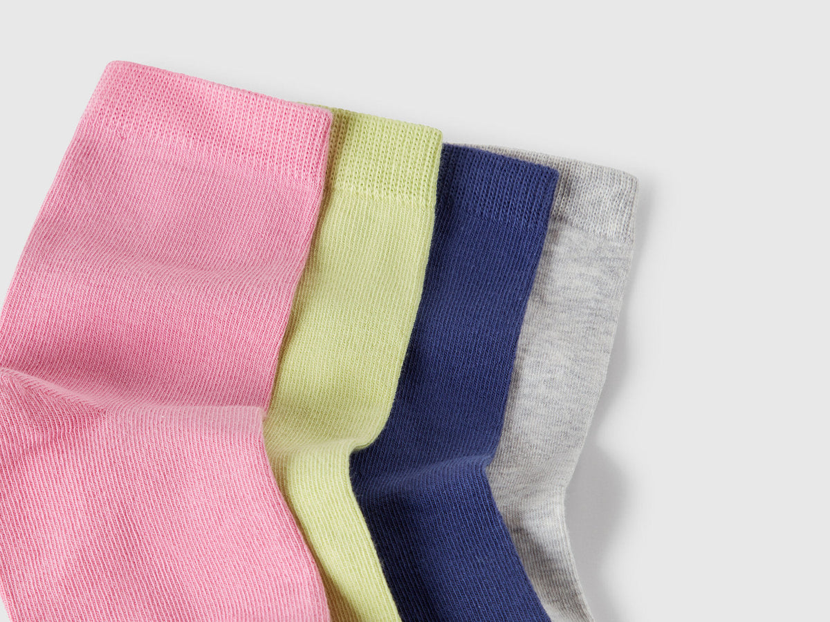Benetton_Four Pairs of Socks in Organic Stretch Cotton_6GRD07028_920_02
