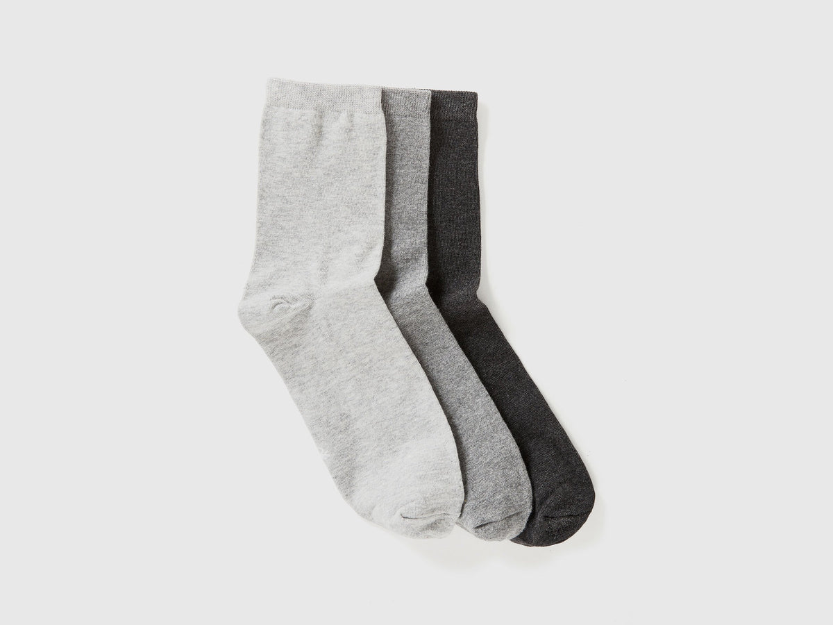 Benetton_Three Pairs of Short Socks_6GRD2701M_902_01