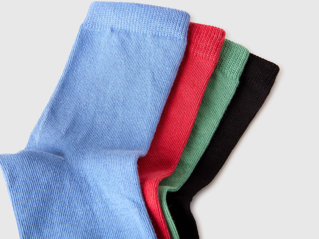 Benetton Multi-color Boys Set of Long Socks SKU: 6GRDR7003_905 Image 02