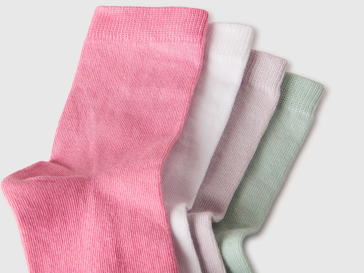Benetton Multi-color Boys Set of Long Socks SKU: 6GRDR7003_906 Image 02