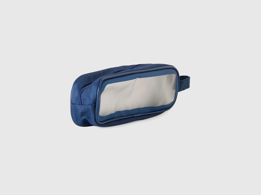 Benetton Blue Men, Women Mini Blue Beauty Case SKU: 6KYWVY022_903 Image 02