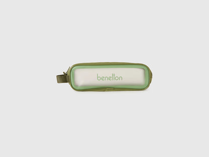 Benetton Military Green Men, Women Mini Military Green Beauty Case SKU: 6KYWVY022_905 Image 01