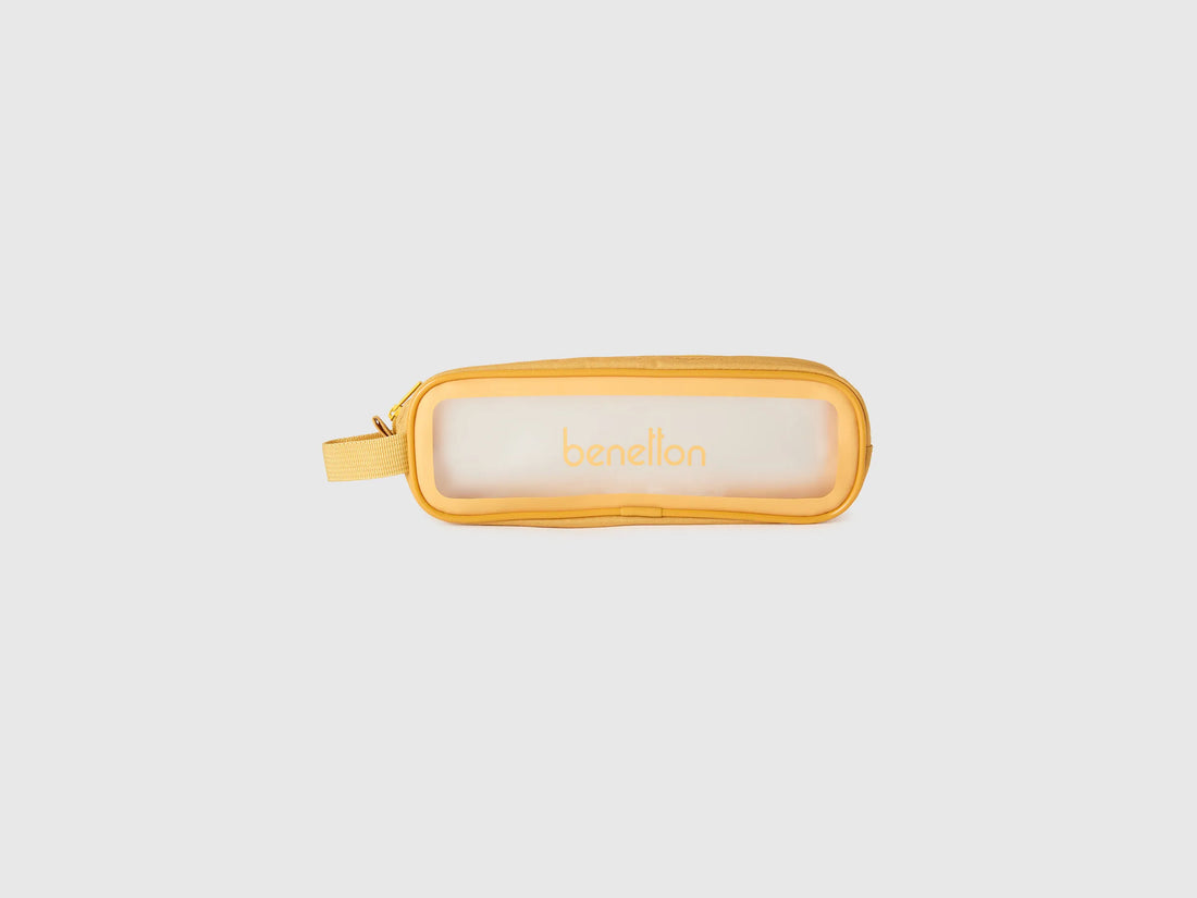 Benetton Yellow Men, Women Mini Yellow Beauty Case SKU: 6KYWVY022_906 Image 01