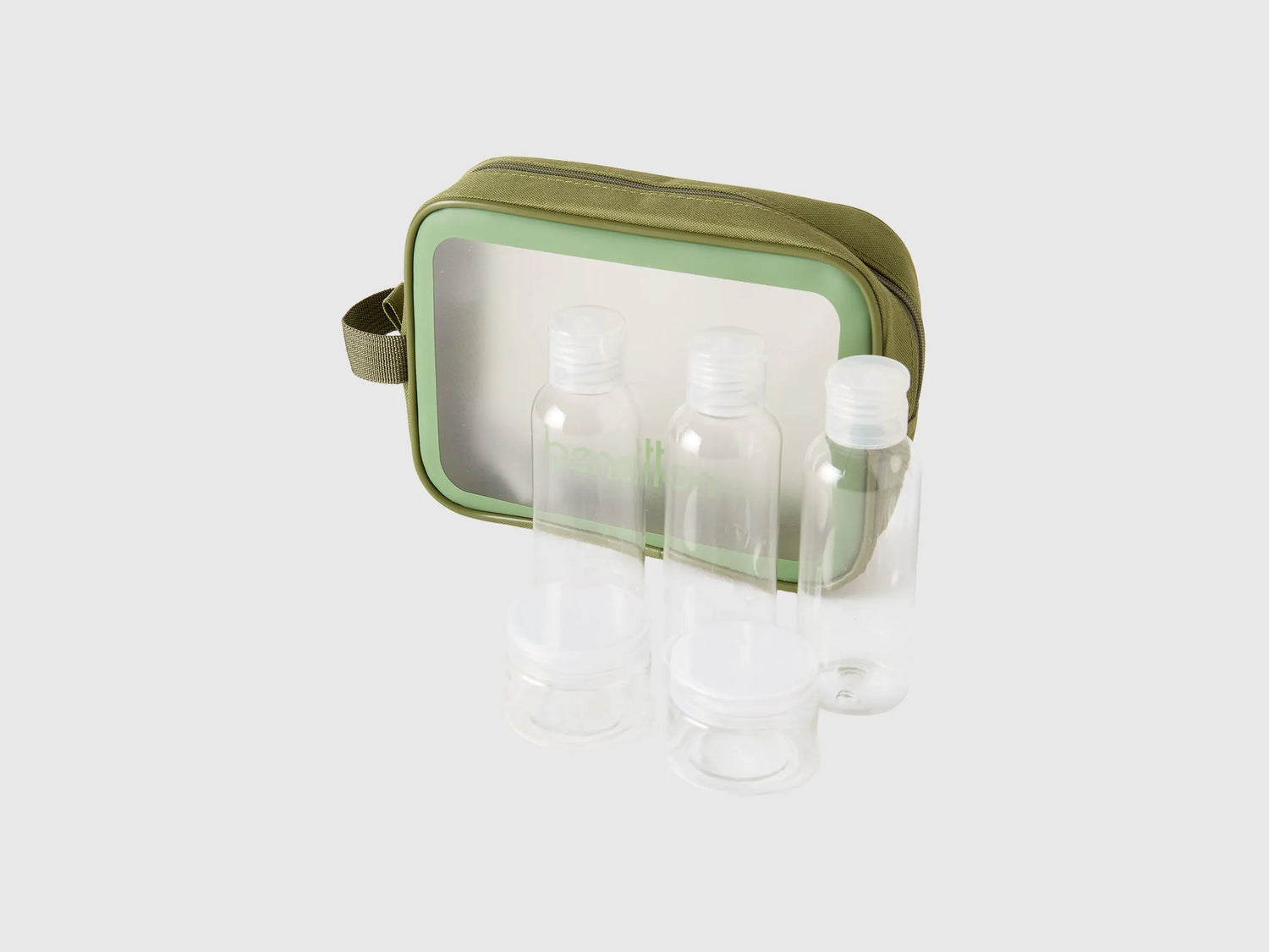 Benetton Military green Women Military Green Beauty Case SKU: 6KYWVY023_905 Image 03