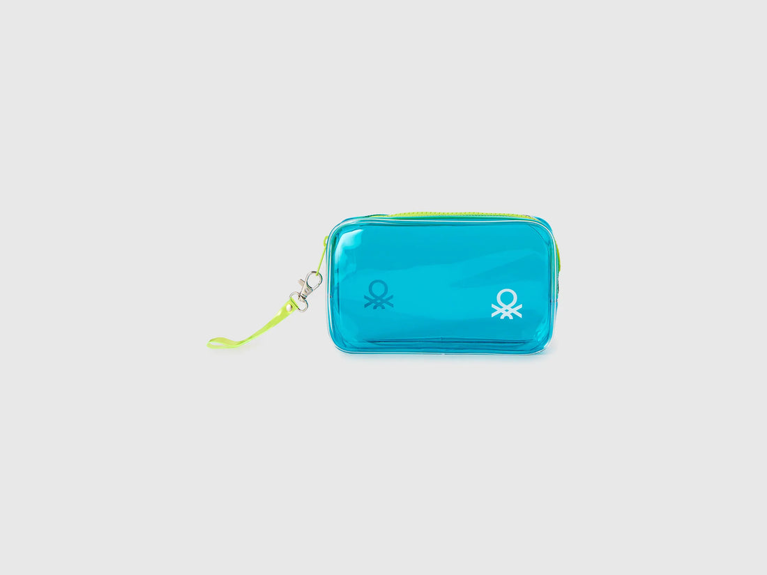 Benetton_Blue_Beauty Case in PVC with Logo_6OKDVY00F_40K_01