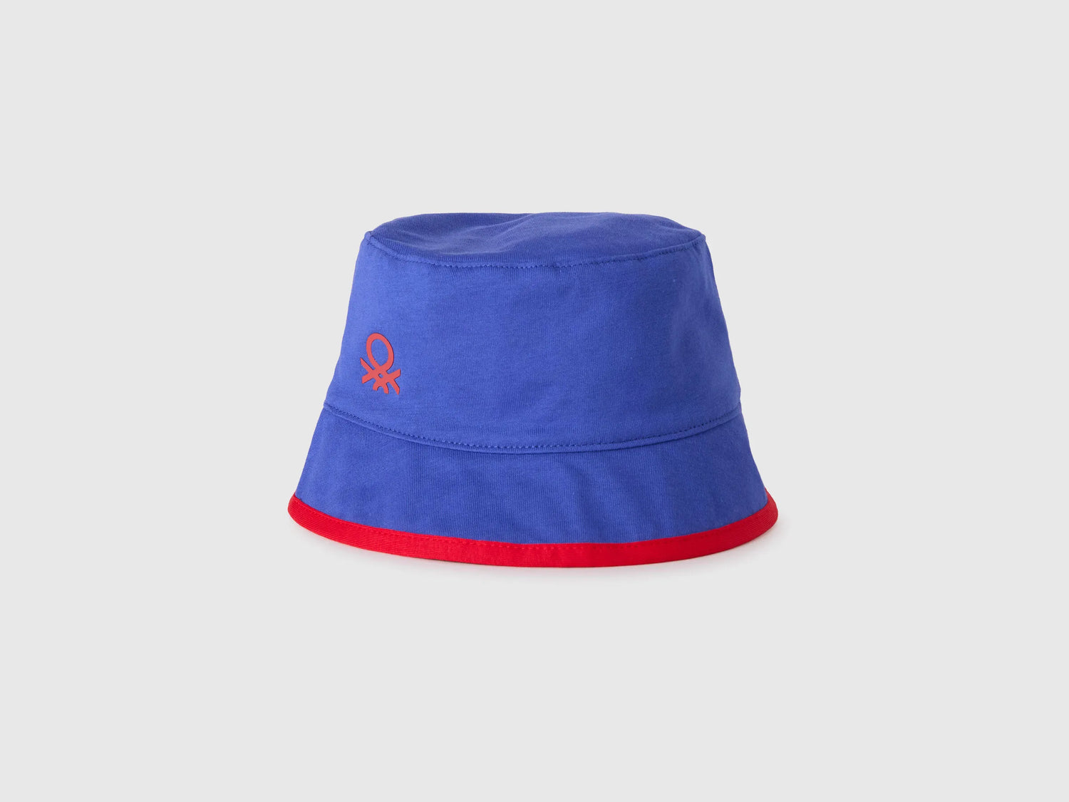 Benetton Bright Blue Boys Reversible Bucket Hat SKU: 6Q8RRA00K_03H Image 01