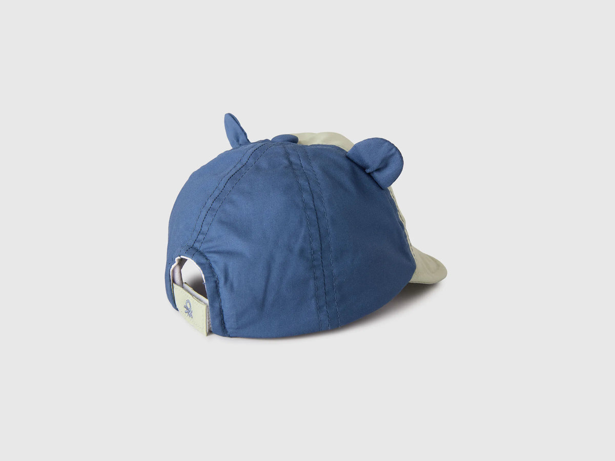 Benetton Light Green Boys, Girls Baseball Cap with Ears SKU: 6RLGRA00G_218 Image 02