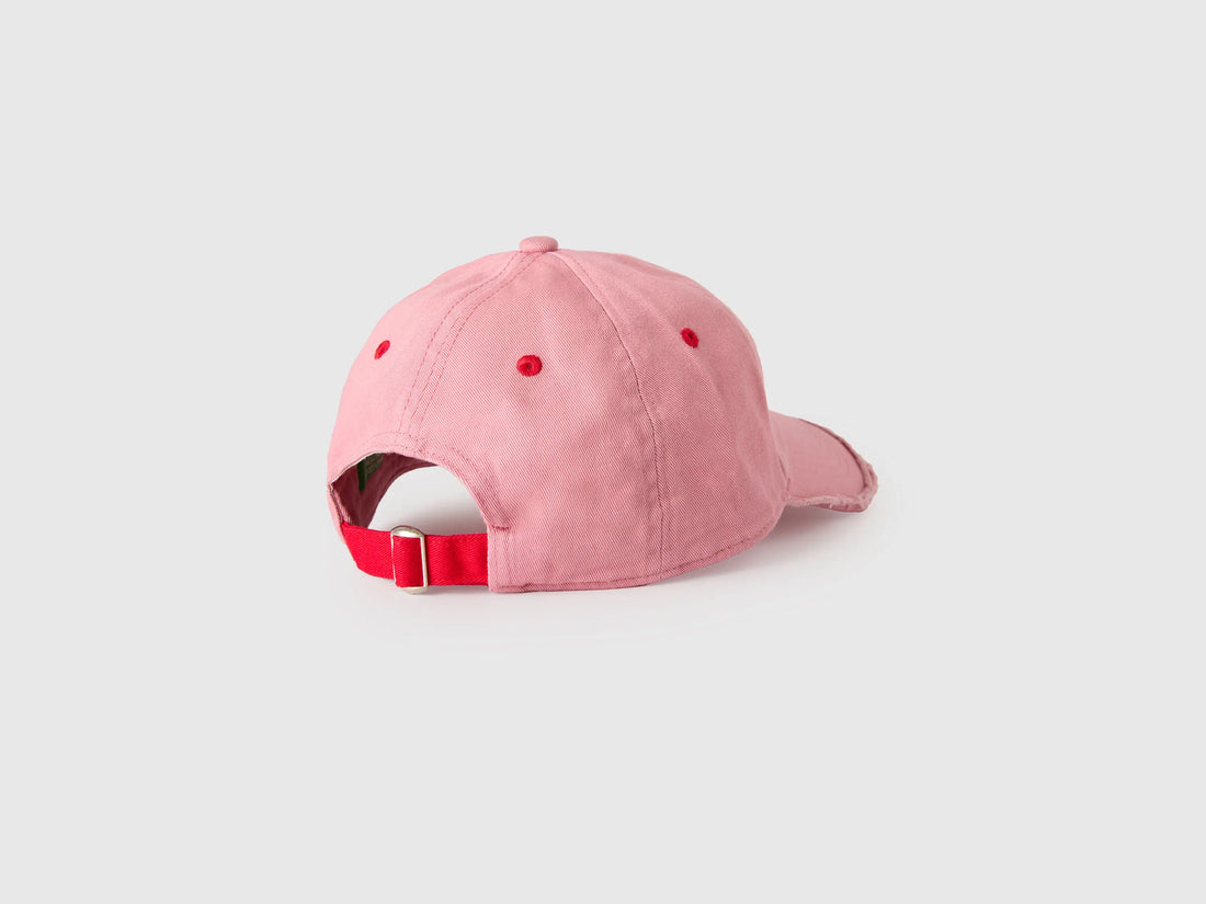 Benetton Pink Women Baseball Cap with 3D Application SKU: 6T86VA00D_901 Image 02