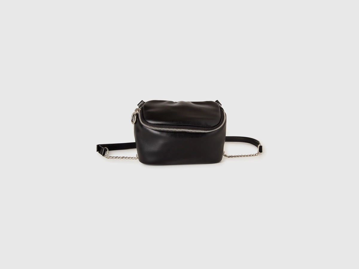 Benetton Black Women Black Cloud Bag SKU: 6TREVY01K_100 Image 01