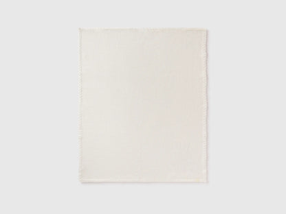 Benetton Creamy White New Born Knit Cotton Blanket SKU: 6UHXA800S_074 Image 01