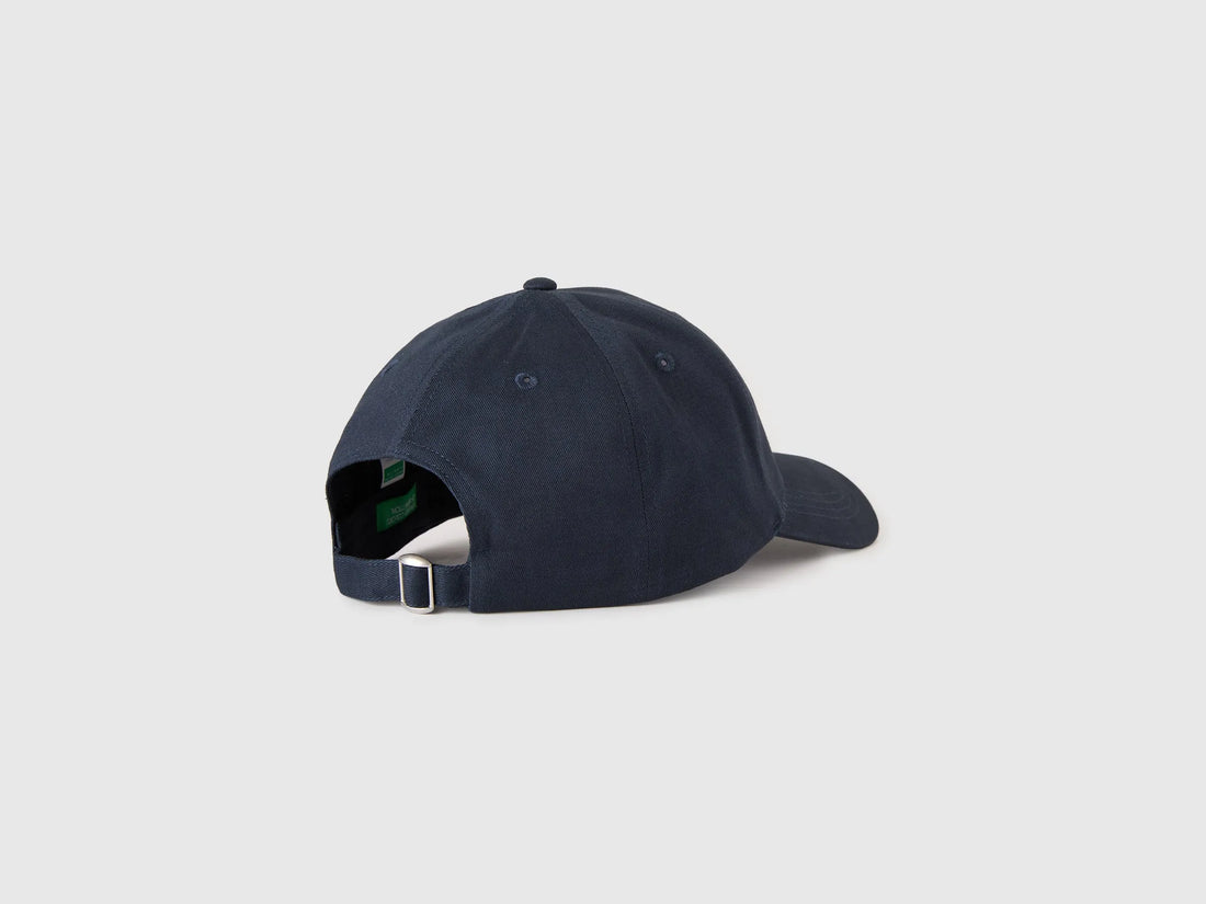 Benetton Dark Blue Men Baseball Cap with Logo SKU: 6UMVVA00H_016 Image 02
