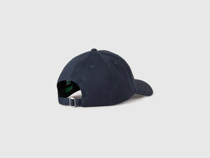 Benetton Dark Blue Men Baseball Cap with Logo SKU: 6UMVVA00H_016 Image 02