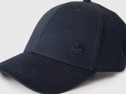Benetton Dark Blue Men Baseball Cap with Logo SKU: 6UMVVA00H_016 Image 03