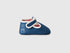 Benetton Dark Blue Boys, Girls First Steps Shoes SKU: 8W59RD001_37T Image 01
