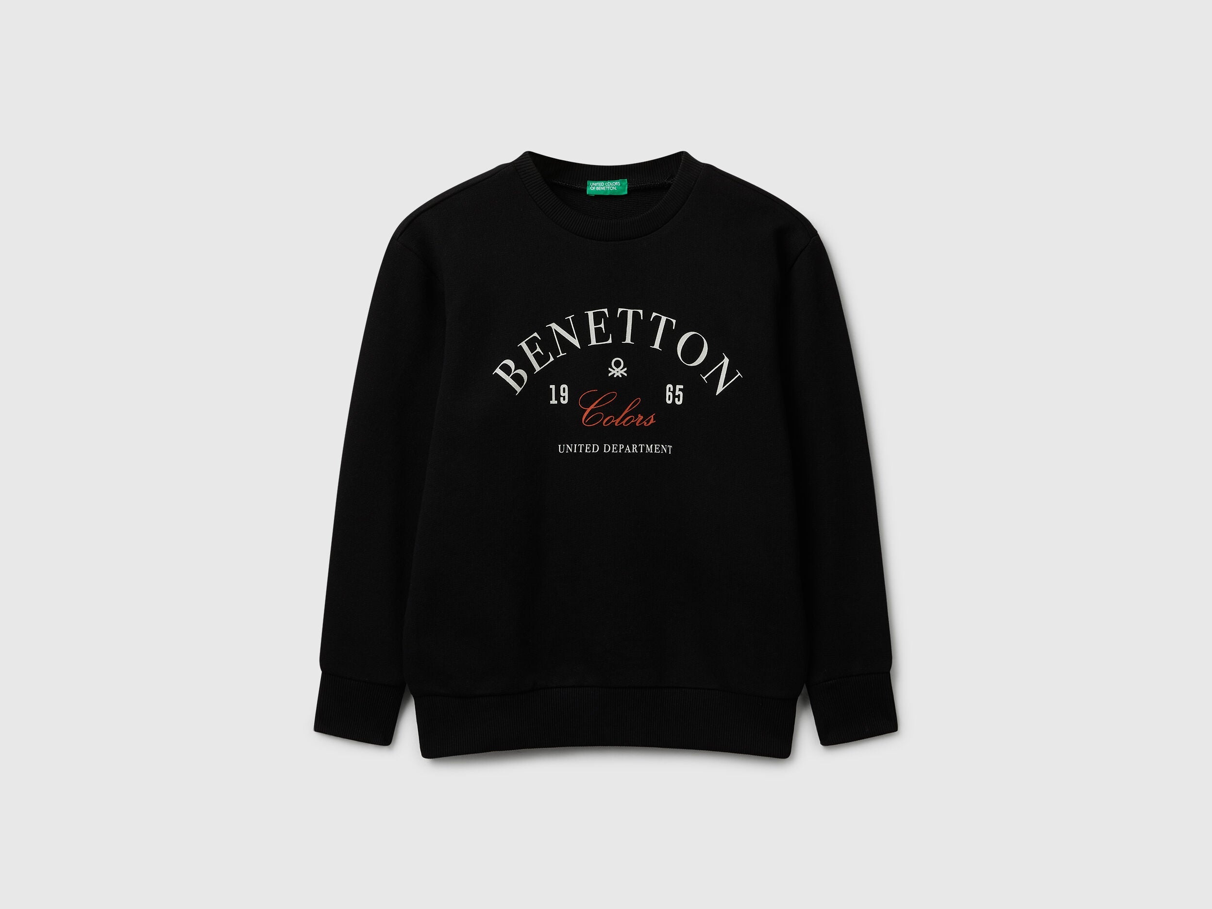 Benetton_Black_Cotton Tracksuit with Logo_C10PZ-CF01PS_100_02