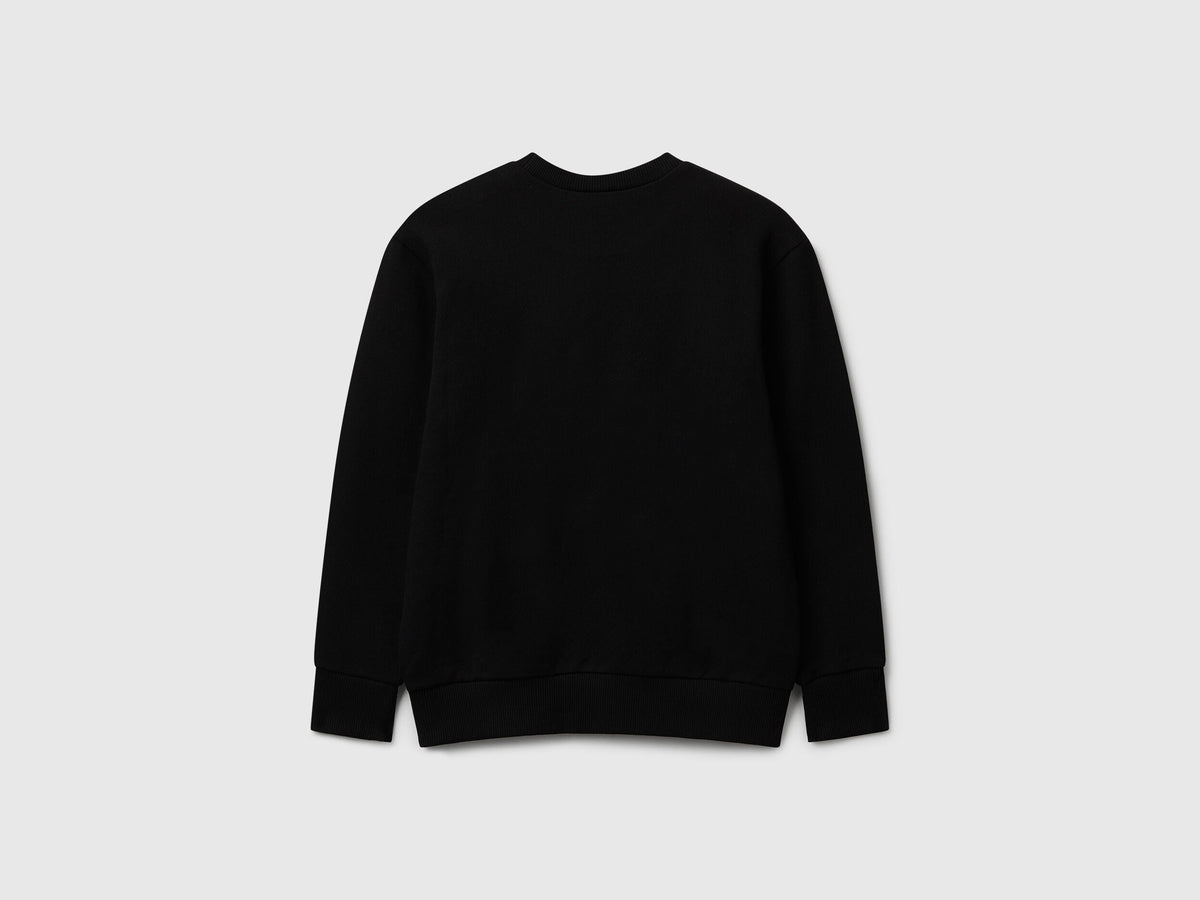 Benetton_Black_Cotton Tracksuit with Logo_C10PZ-CF01PS_100_03