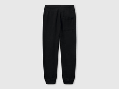 Benetton_Black_Cotton Tracksuit with Logo_C10PZ-CF01PS_100_06