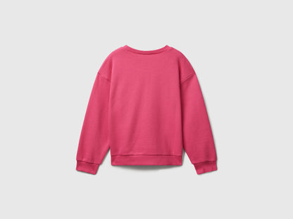 Benetton_Fuchsia_Tracksuit with Glittery Logo Print_C10Q0-CF02HS_1A2_03