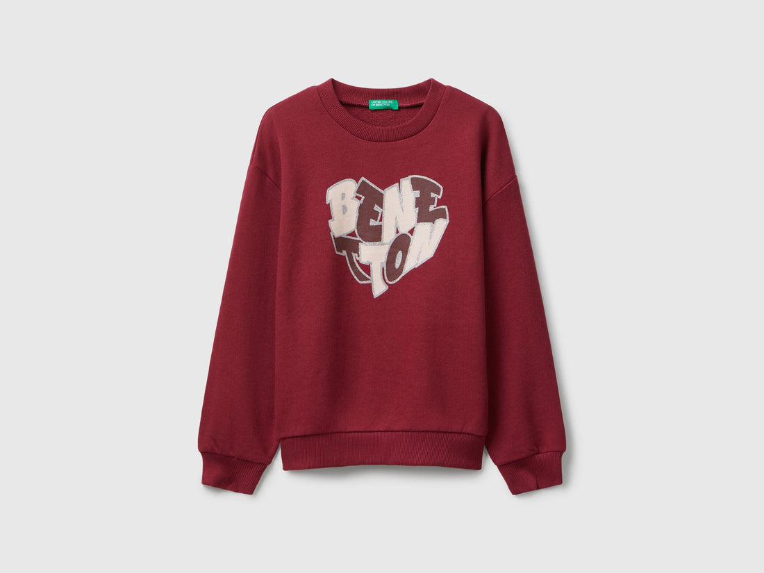 Benetton_Burgundy_Tracksuit with Glittery Logo Print_C10Q0-CF02HS_236_02
