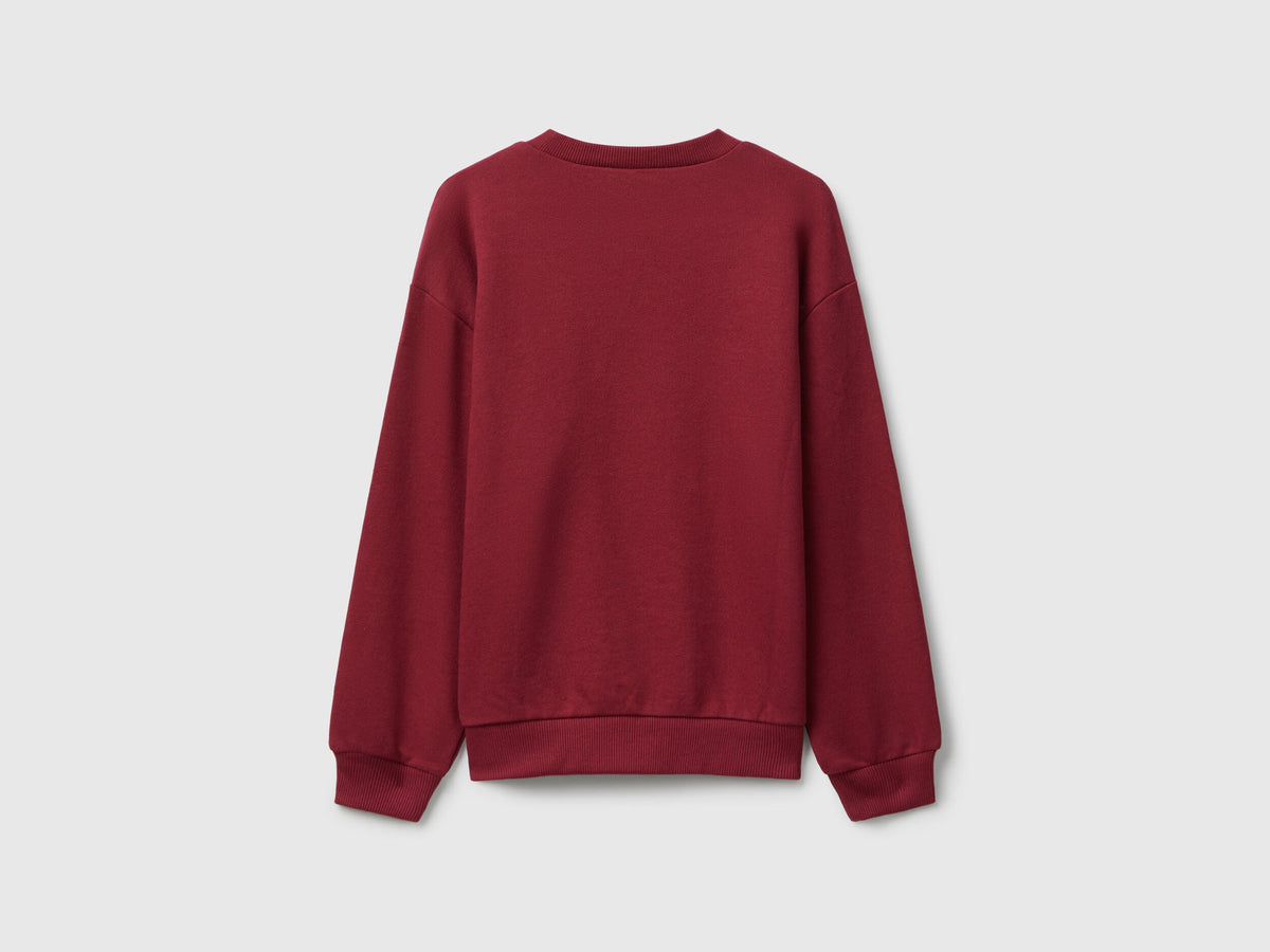 Benetton_Burgundy_Tracksuit with Glittery Logo Print_C10Q0-CF02HS_236_03