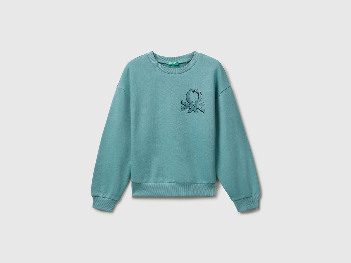 Benetton_Sky Blue_Tracksuit with Glittery Logo Print_C10Q0-CF02HS_33K_02